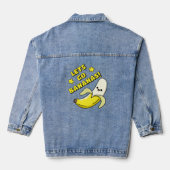 Laat de bananen los! denim jacket (Achterkant)