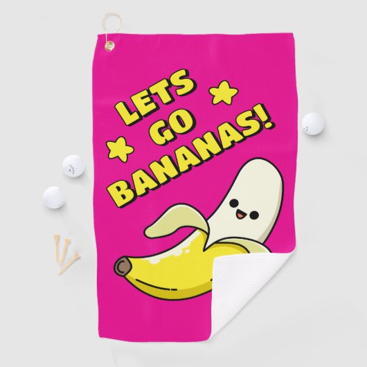 Laat de bananen los! golfhanddoek (Insitu)
