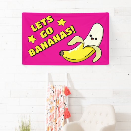 Laat de bananen los! spandoek (Insitu)