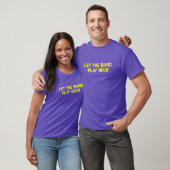 Laat de band de nek spelen t-shirt (Unisex)