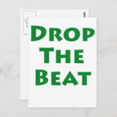 Laat de beat vallen briefkaart (Voorkant / Achterkant)