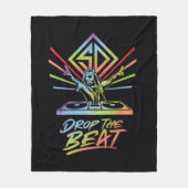 Laat de beat vallen: DJ Scooby-Doo Fleece Deken (Voorkant)