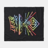 Laat de beat vallen: DJ Scooby-Doo Fleece Deken (Voorkant (Horizontaal))