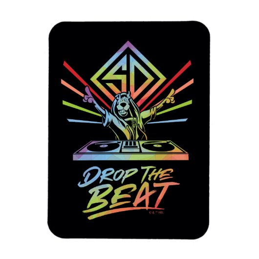 Laat de beat vallen: DJ Scooby-Doo Magneet (Verticaal)