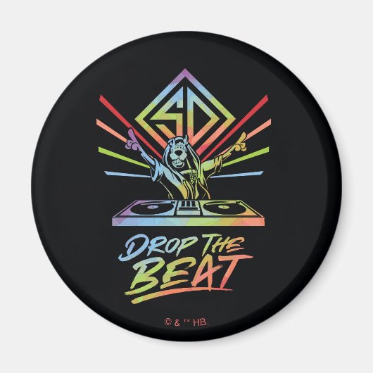 Laat de beat vallen: DJ Scooby-Doo Magneet (Voorkant)