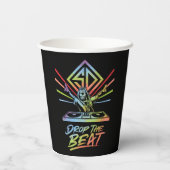 Laat de beat vallen: DJ Scooby-Doo Papieren Bekers (Achterkant)