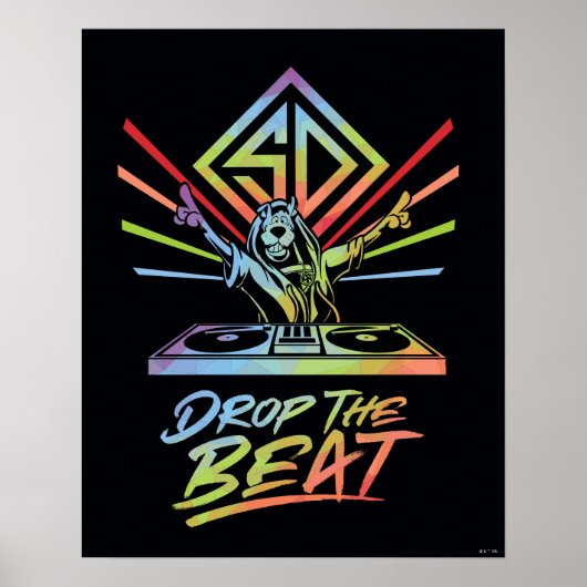 Laat de beat vallen: DJ Scooby-Doo Poster (Voorkant)