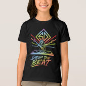 Laat de beat vallen: DJ Scooby-Doo Tri-Blend Shirt (Voorkant)