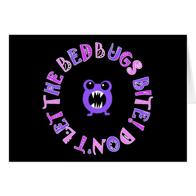 Laat de Bedbugs niet vallen! (Voorkant Horizontaal)