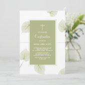 Laat de bevestiging van de uitnodiging (Staand voorkant)