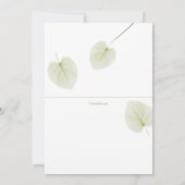 Laat de bevestiging van de uitnodiging (Achterkant)