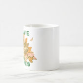 Laat de bladeren koffiemok (Center)