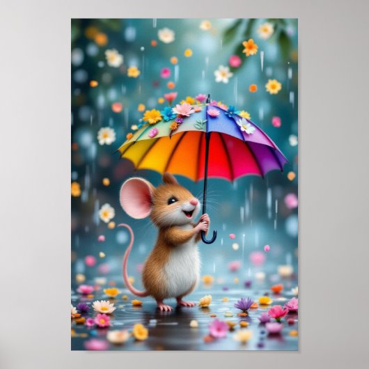 Laat de bloemen stromen poster (Voorkant)