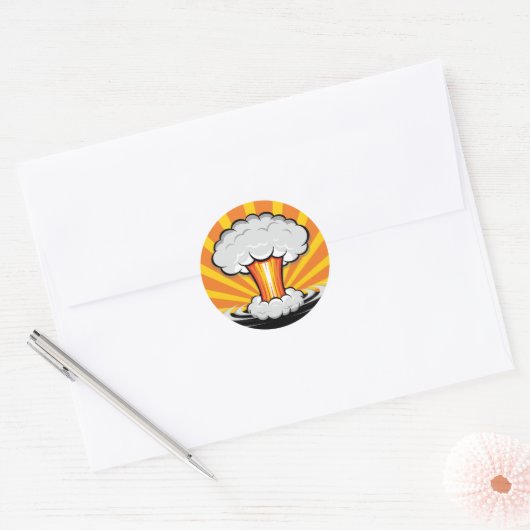 Laat de bom vallen - Sticker (Envelop)