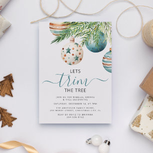 Laat de boom snoeien   kerstfeest kaart