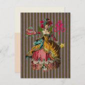 Laat de Cake ~ Briefkaart eten / Invitaties 4,25 x (Voorkant / Achterkant)