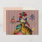 Laat de Cake ~ Briefkaart eten / Invitaties 4,25 x (Voorkant / Achterkant)