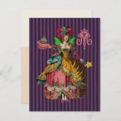 Laat de Cake ~ Briefkaart eten / Invitaties 4,25 x (Voorkant / Achterkant)