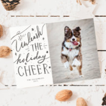 Laat de cheer Dog met Kerstmis open
