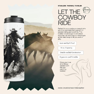 Laat de Cowboy Ride Thermobeker Thermosbeker
