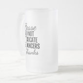 Laat de dansers de bevroren Mok niet bedwelmen (Voorkant links)