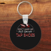 Laat de danslang niet op de schoenen staan sleutelhanger (Voorkant)