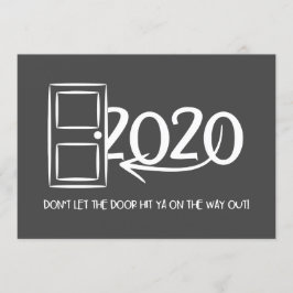 Laat de deur je niet raken op de weg naar buiten! kaart