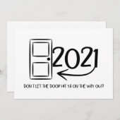 Laat de deur je niet raken op de weg naar Kerstmis (Voorkant / Achterkant)