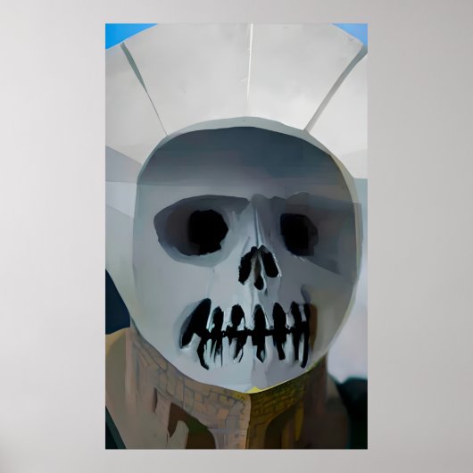 Laat de dood in de hoek poster (Voorkant)