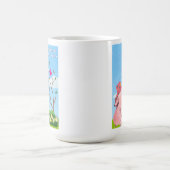 Laat de droom- varken citeren koffiemok (Center)