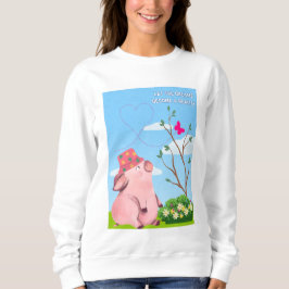 Laat de droom- varken citeren trui