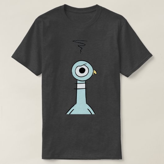 Laat de duif de bus 6 besturen t-shirt (Design voorkant)