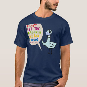 Laat de duif te dicht bij de premie t-shirt