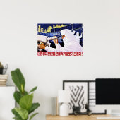 Laat de economie verbeteren met moderne technologi poster (Thuiskantoor)