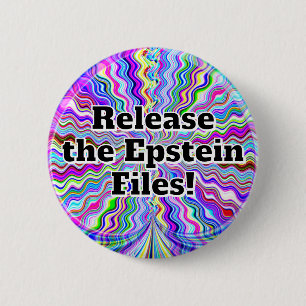 Laat de Epstein-bestanden los! Ronde Button 5,7 Cm