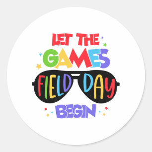 Laat de feestdag van de Spelen op de laatste dag v Ronde Sticker
