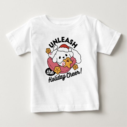 Laat de feestvreugde los - Schattigee hondenkerst (Voorkant)