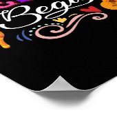 Laat de Fiesta met de Mexicaanse inco de Mayo begi Poster (Hoek)