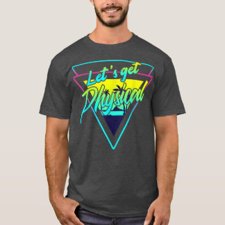 Laat de fitness van de fysieke gym fitness van de  t-shirt