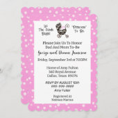 Laat de Fondsen Beginnen “PRINSES” Uitnodiging (Voorkant / Achterkant)