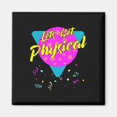 Laat de fysieke uitloopgym in de 80-jarigen lopen magneet (Voorkant)