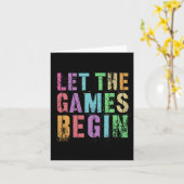 Laat de games beginnen met de legende van de schoo kaart (Gele Bloem)