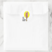 LAAT DE GAMES BEGINNEN RONDE STICKER (Tas)