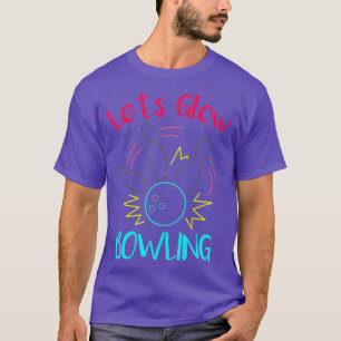 Laat de gloed van de gloed in de donkere neon part t-shirt
