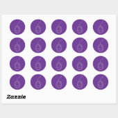 Laat de Goddess Classic Ronde Stickers los (Vel)