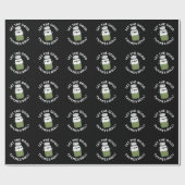 Laat de goede Thymes Roll Funny Herb Pun Dark BG Cadeaupapier (Vlak)