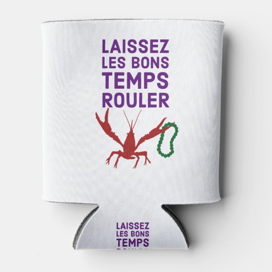 Laat de goede tijden draaien! blikjeskoeler (Voorkant)