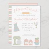 Laat de Goede Tijden rollen! Bakken verjaardagsfee Kaart (Voorkant / Achterkant)