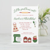 Laat de Goede Tijden rollen! Bakken verjaardagsfee Kaart (Staand voorkant)