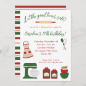 Laat de Goede Tijden rollen! Bakken verjaardagsfee Kaart (Voorkant / Achterkant)